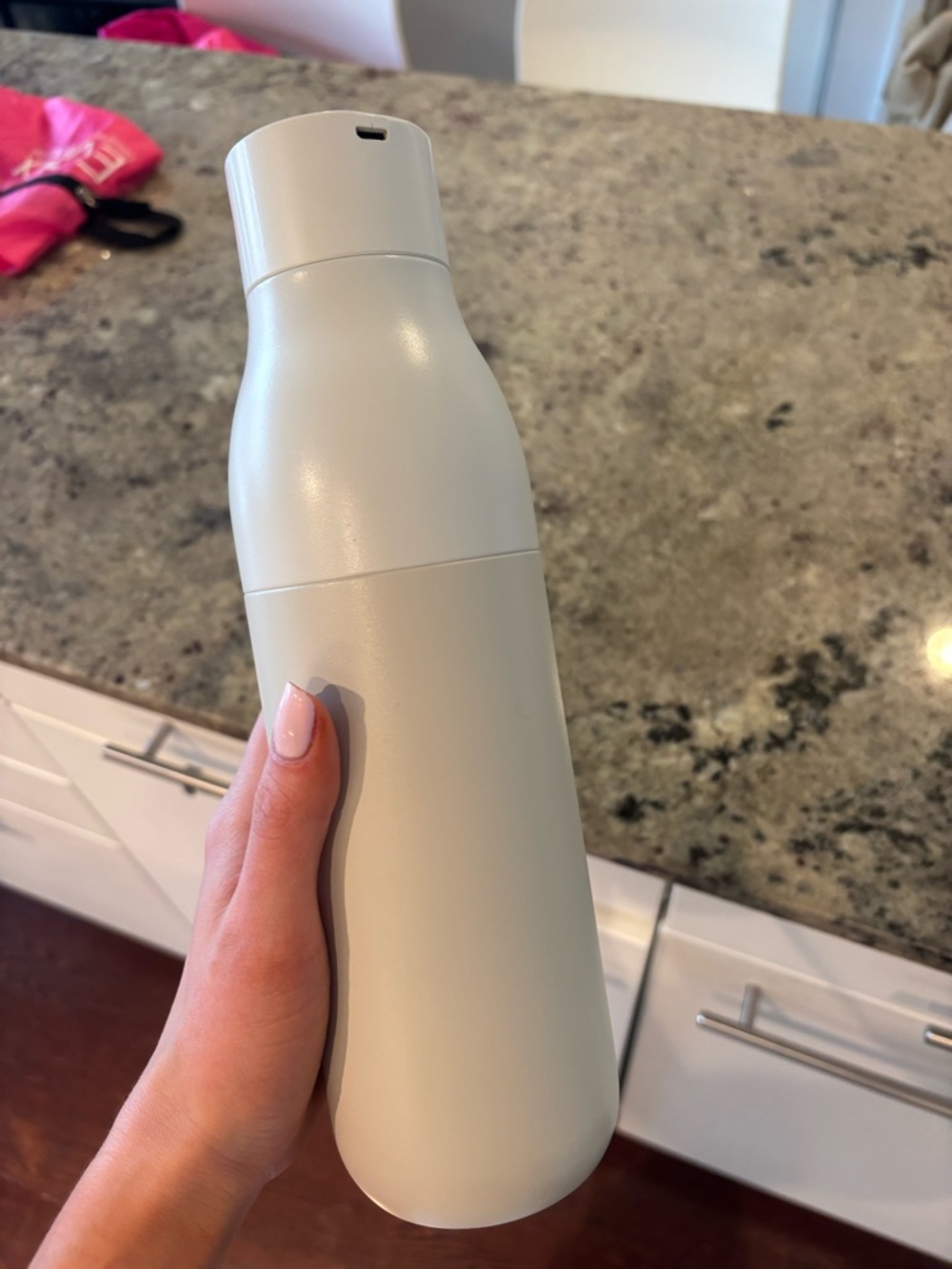White Larq Water Bottle